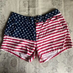 Chubbies The Miss Mericas American Flag Shorts Medium